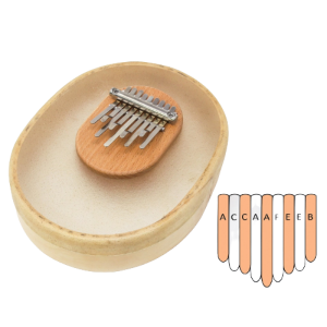 Terre Kalimba Haut transparent 8+1 A-Moll
