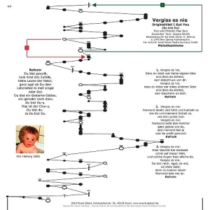 Vergiss es nie  - Du bist du - für Veeh Harfe