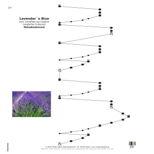 Lavender's Blue für Veeh Harfe