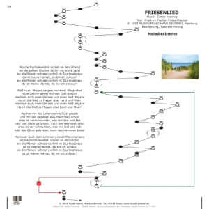 Friesenlied für Veeh Harfe