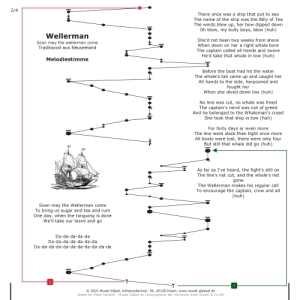 Wellerman Traditional für Veeh Harfe