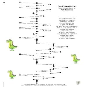Das Krokodil Lied für Veeh Harfe
