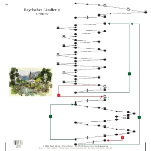 Bayrischer Ländler II E2 für Veeh Harfe