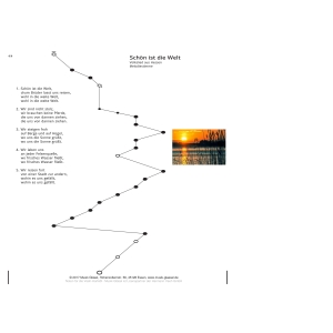 Schön ist die Welt für Veeh Harfe
