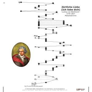 Beethoven Zärtliche Liebe für Veeh Harfe