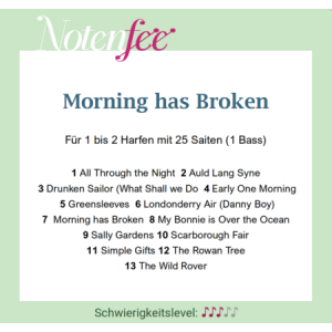 Notenfee Mappe Morning has broken