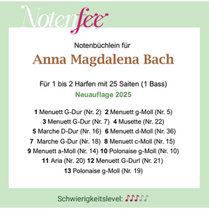 Notenfee Mappe Notenbüchlein für AMB