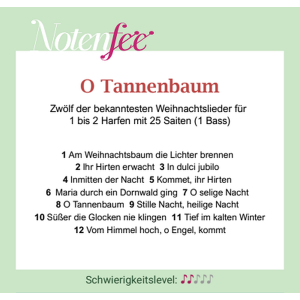 Notenfee Mappe O Tannenbaum