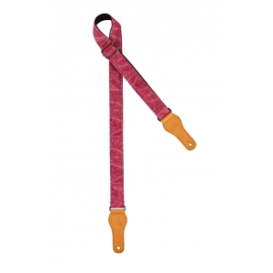 Ortega Denim Ukulelengurt - Länge 1390mm pink