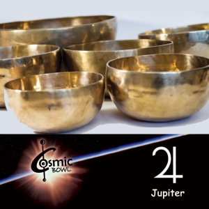 Terre Klangschale Jupiter 300gramm Stimmung 183,58Hz F3# Inkl. Holzklöppel