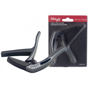 Stagg Kapodaster Western | E-Gitarre Carbon