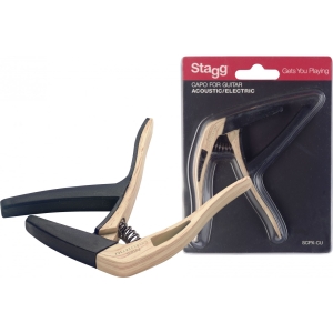 Stagg Kapodaster Western | E-Gitarre hell