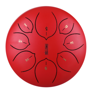U-Turn Steel Tongue Drum 6" 8Töne - Lava red