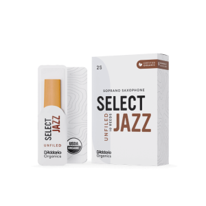 Daddario Organic Select Jazz unfiled Sopran Saxophon 10er Schachtel