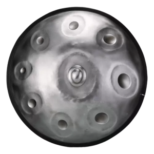 U-Turn Steel Handpan 22" mit 9 Tönen - Silver