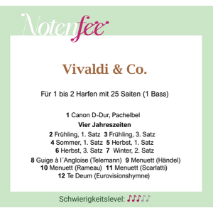 Notenfee Mappe Vivaldi & Co