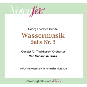 Notenfee Mappe Wassermusik – Suite Nr. 3 für Ensemble