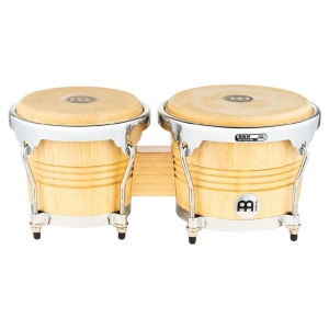 MEINL Percussion Wood Bongo 6 3/4" Macho & 8" Hembra - Natural