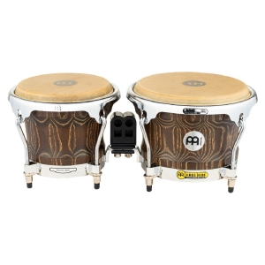 MEINL Percussion Wood Bongo Vintage Brown 7" MACHO & 8 1/2"