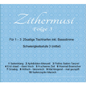 Notenfee Mappe Zithermusi 3