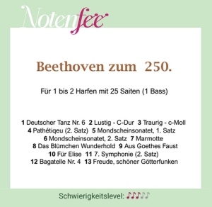 Notenfee Mappe Beethoven zum 250.