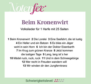 Notenfee Mappe Beim Kronenwirt