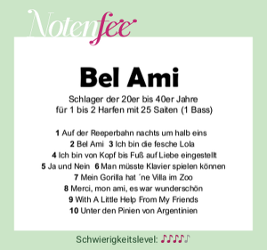 Notenfee Mappe Bel Ami + CD