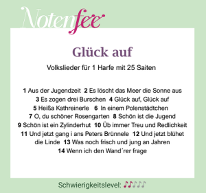 Notenfee Mappe Gl&uuml;ck auf !
