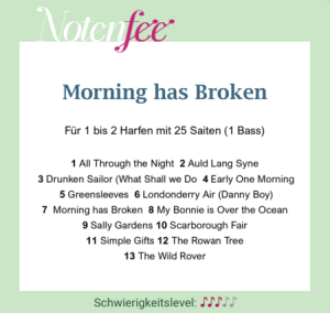 Notenfee Mappe Morning has broken