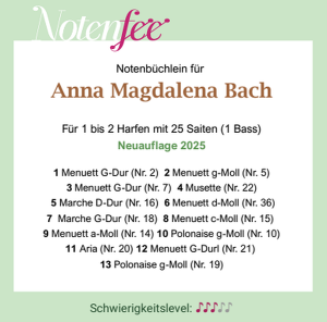 Notenfee Mappe Notenb&uuml;chlein f&uuml;r AMB