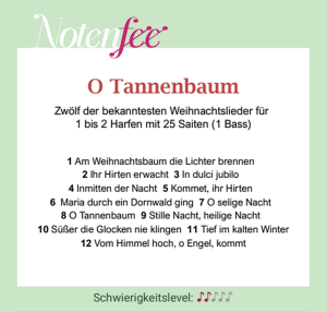 Notenfee Mappe O Tannenbaum