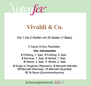 Notenfee Mappe Vivaldi & Co