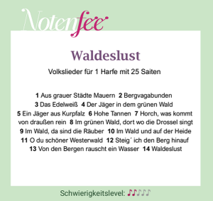 Notenfee Mappe Waldeslust