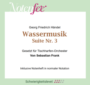 Notenfee Mappe Wassermusik &ndash; Suite Nr. 3 f&uuml;r Ensemble